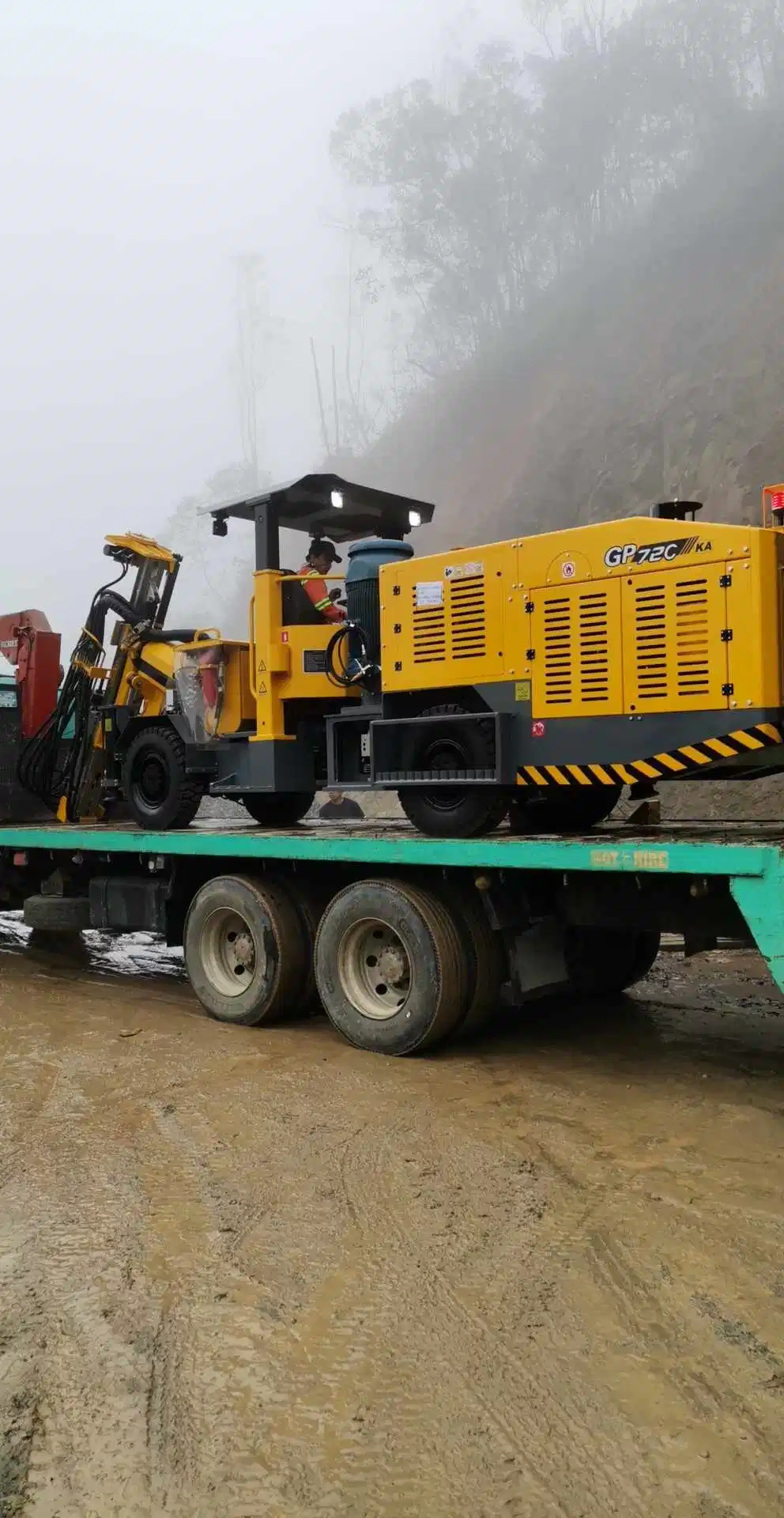 Maquinaria de Minería subterránea taladro hidráulico de fanhole