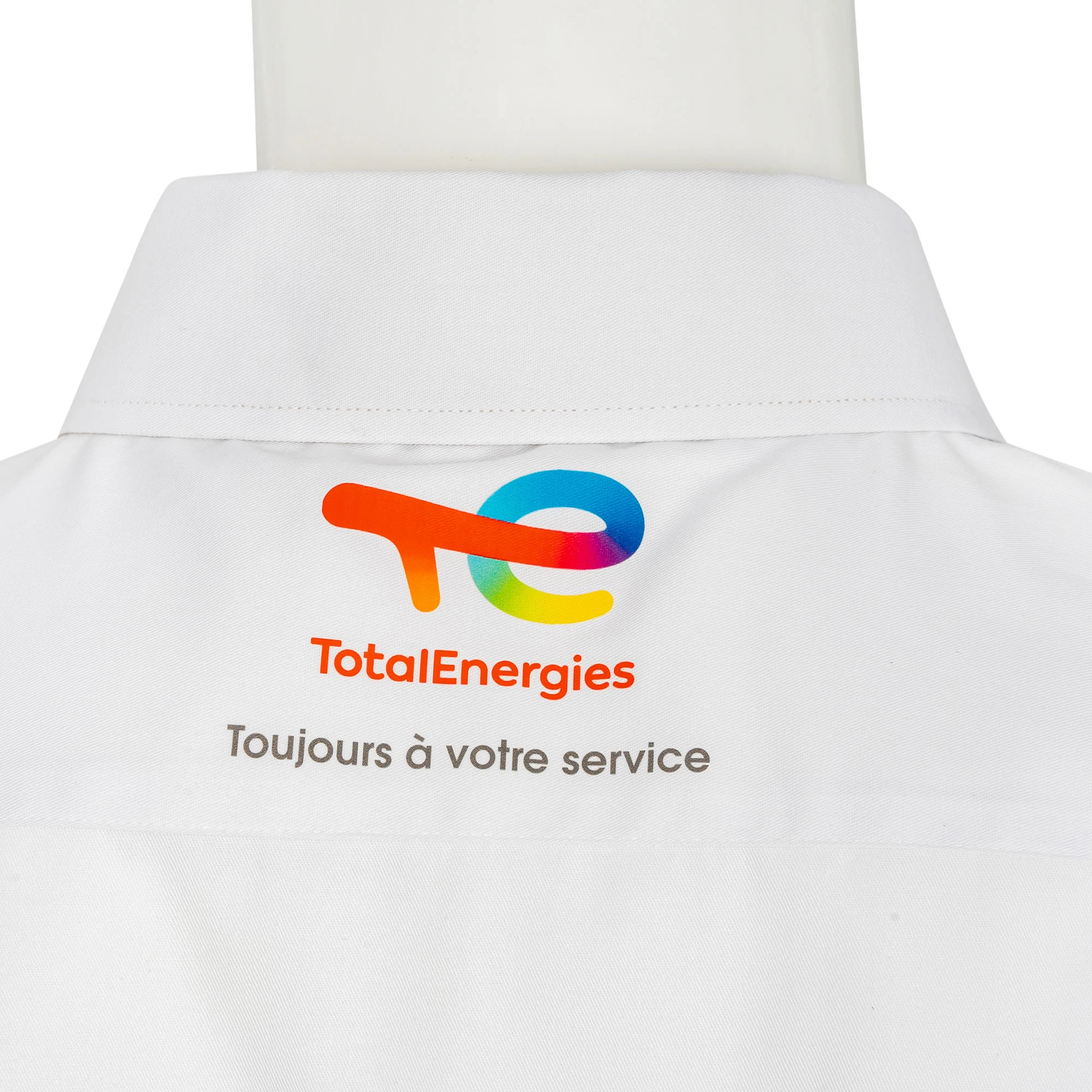 Chemises de travail personnalisées en coton durable CVC avec ceinture de sécurité réfléchissante.