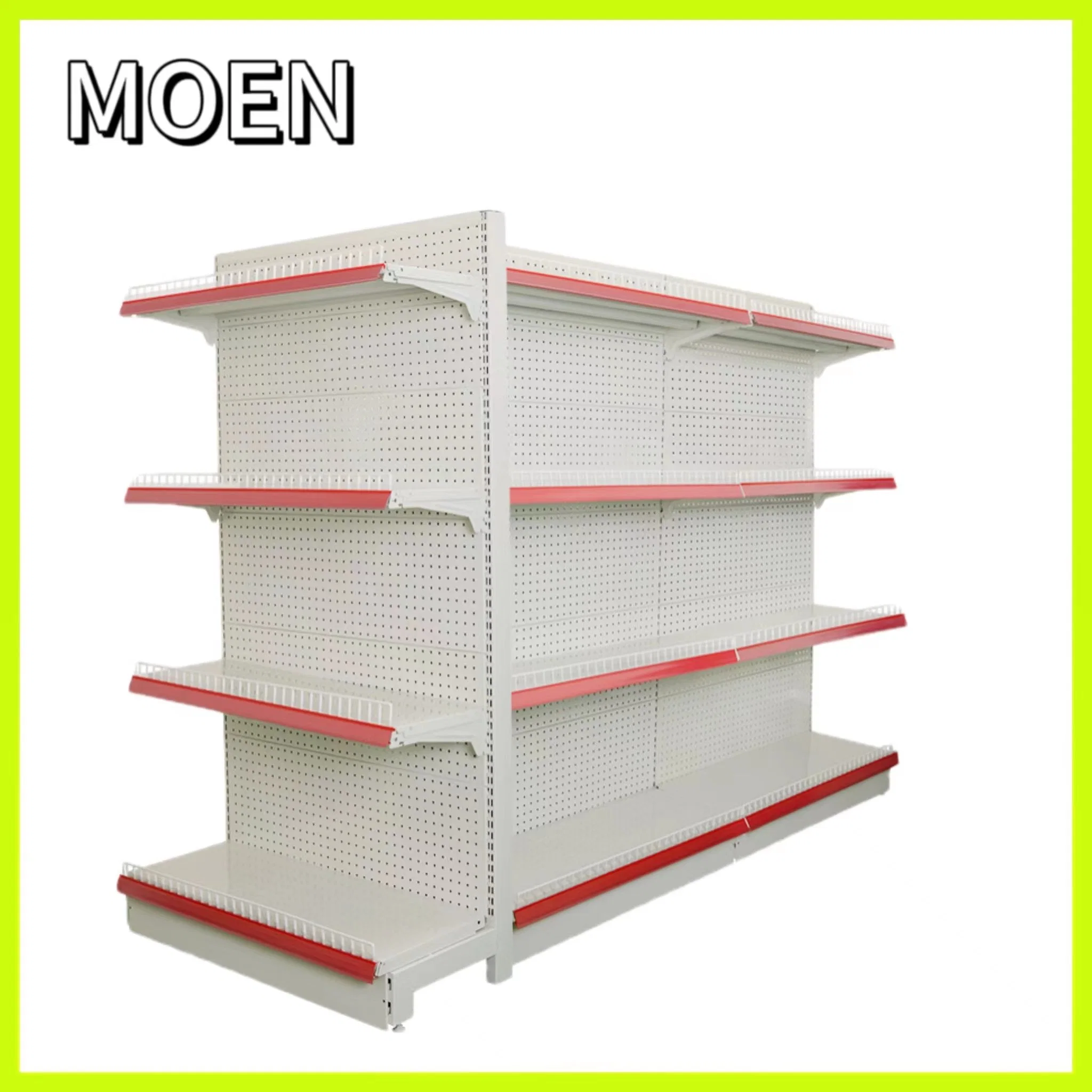 Metallic Gondola Shelving Display Stand Wall Mini Racks Supermarket Display Shelf