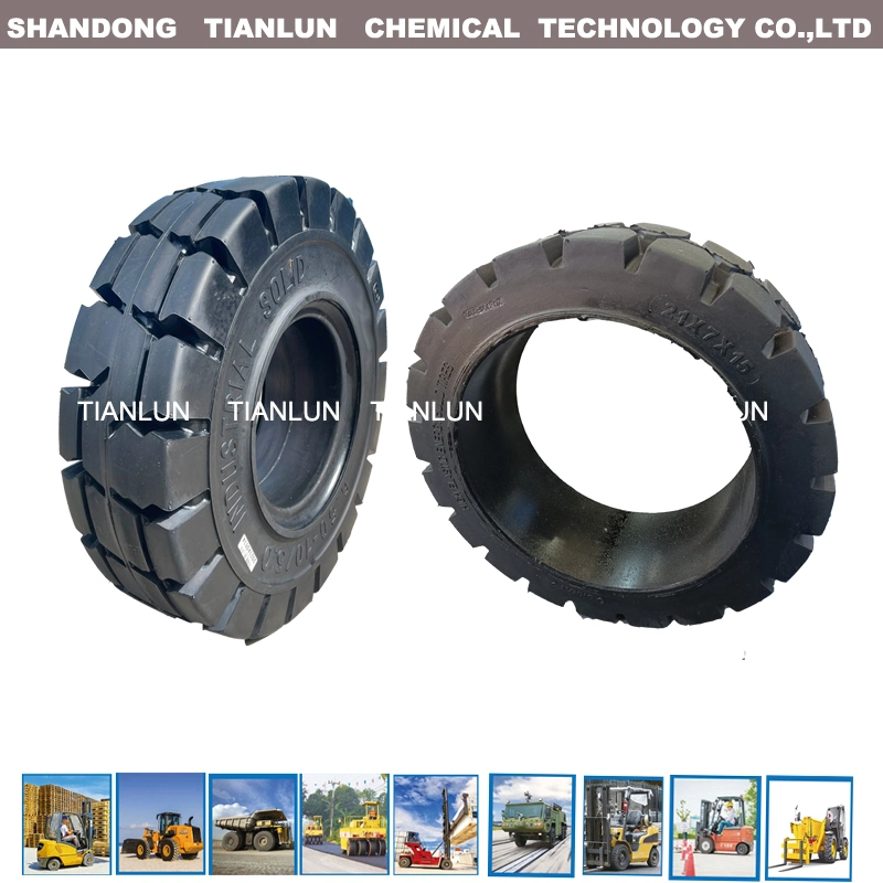 Forklift Solid Tire Factory Full Range of Solid Tire for Forklift Truck Press-on No-Marking White Big Forklift Tyre 800-16 900-16 825-16 650-16 750-16