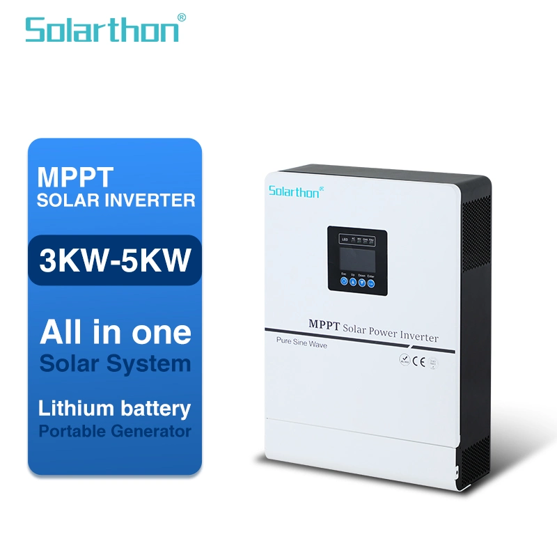 High Low Frequency Hybrid Solar Inverter 3kw 5kw Split Phase Solar Energy Storage System Inverter