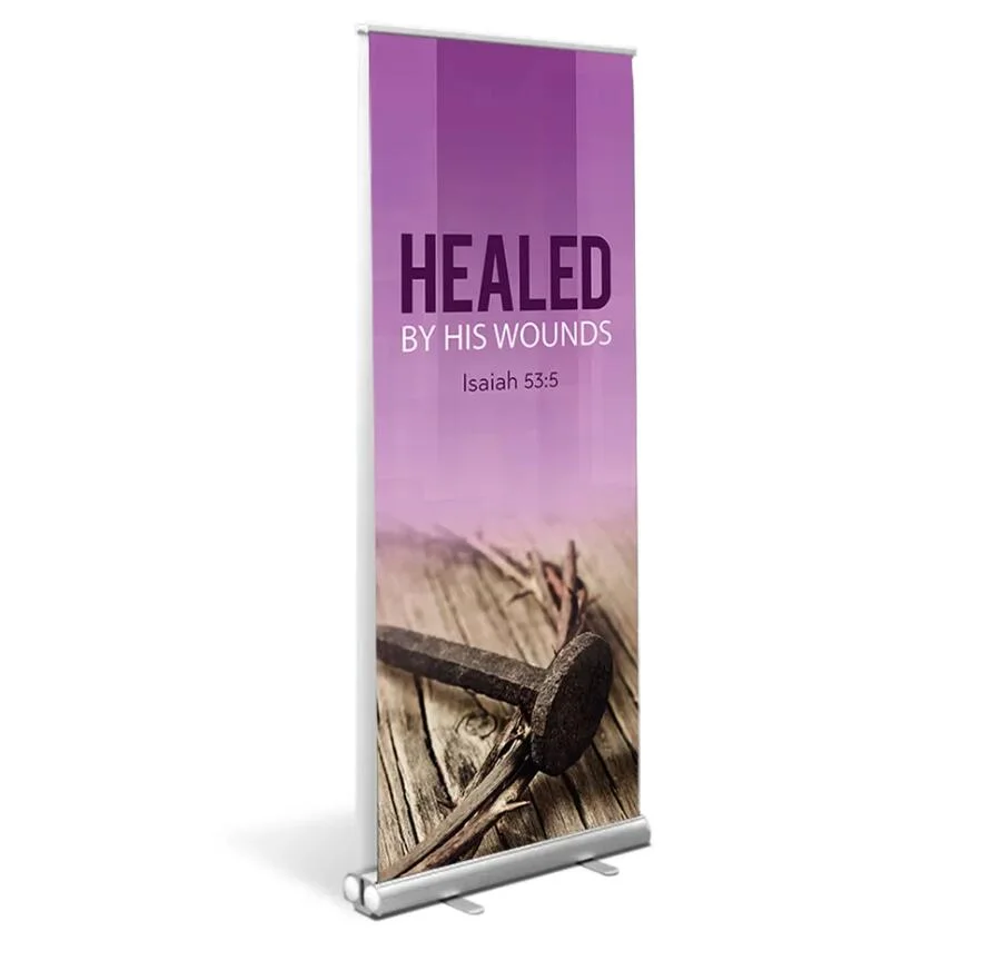 Foldable Fan Aluminum Roller Banner