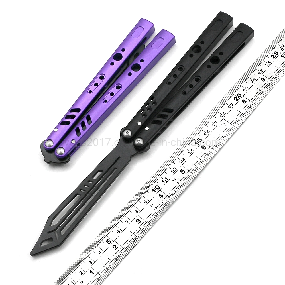 9.92" Brs Replicant Balisong Butterfly Knives Trainer Stainless Steel Blade