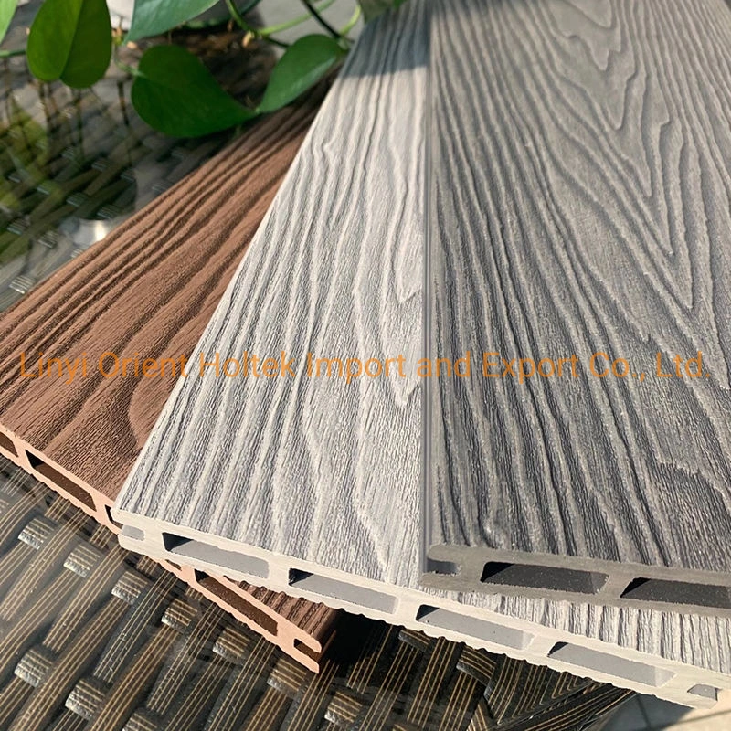 Deep Embossing Wood Grain Co-Extrusion Wall Cladding Easy Installation WPC Wall Panel