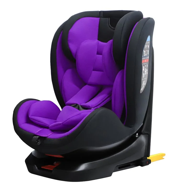 Rotating Car Baby Safety Seat with Latch Top Tether System Children 0 - 12 Years 360 Rotational