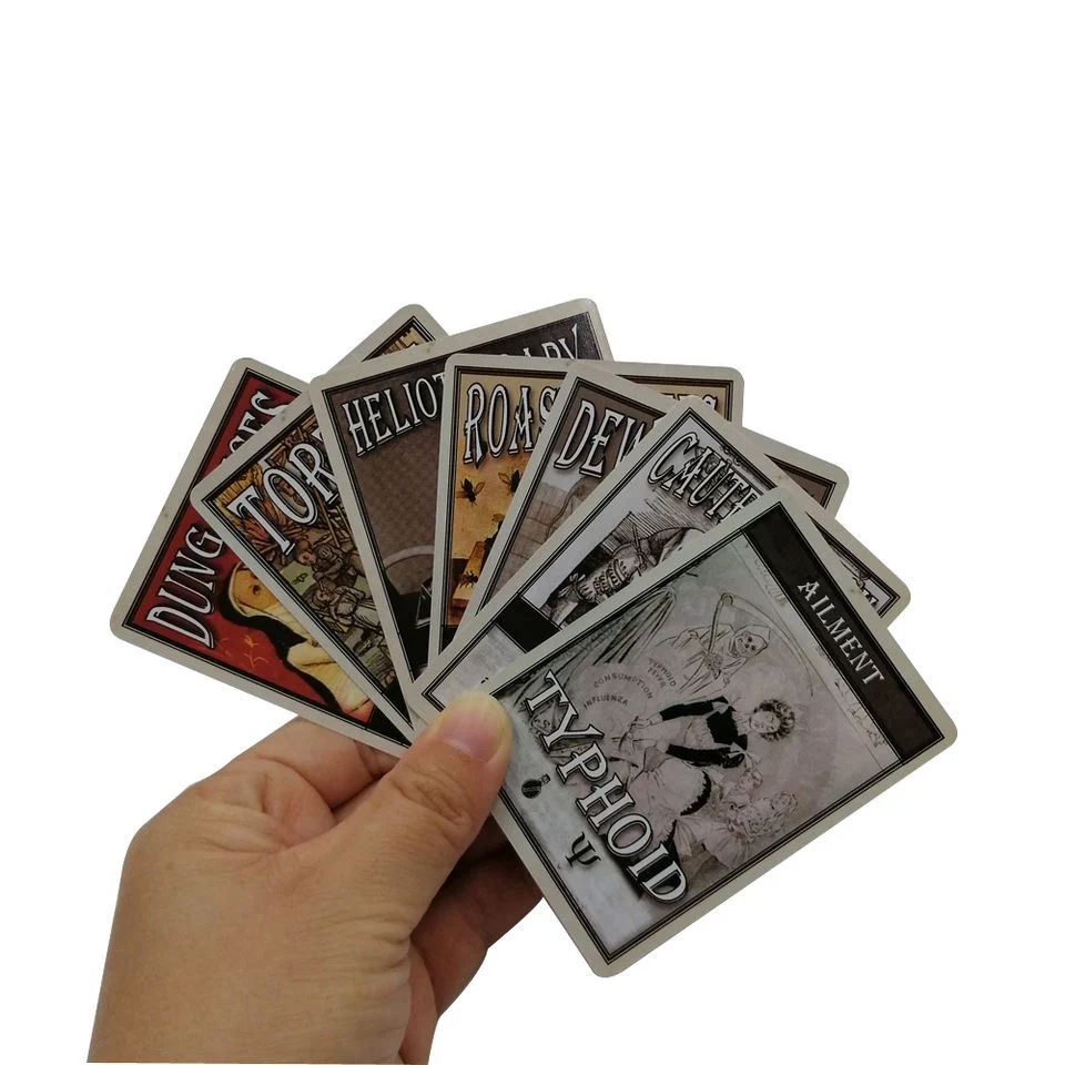 Vente en gros cadeaux promotionnels bon marché impression personnalisée carte pour adultes avant Jeux jouer à cartes Poker