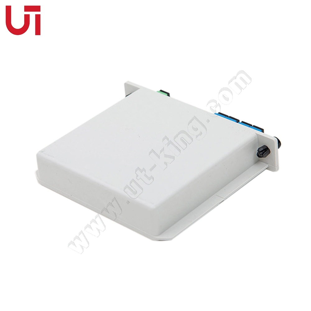 Ut-King Good Quality FTTH 1X4 1X8 1X32 1X64 Sc APC Sc Upc Fiber Optic PLC Splitter Cassette PLC Box Splitter