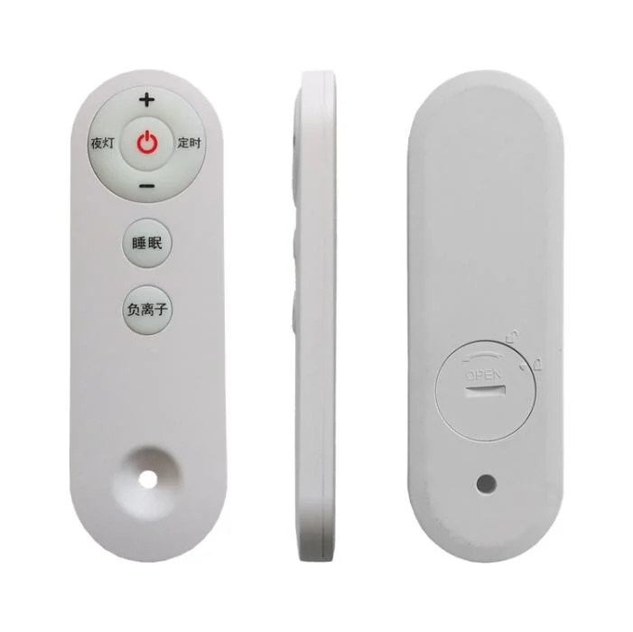 12*3.8*1.0cm White Color 1-7 Keys IR Remote Control for Fan Heater Support Customize