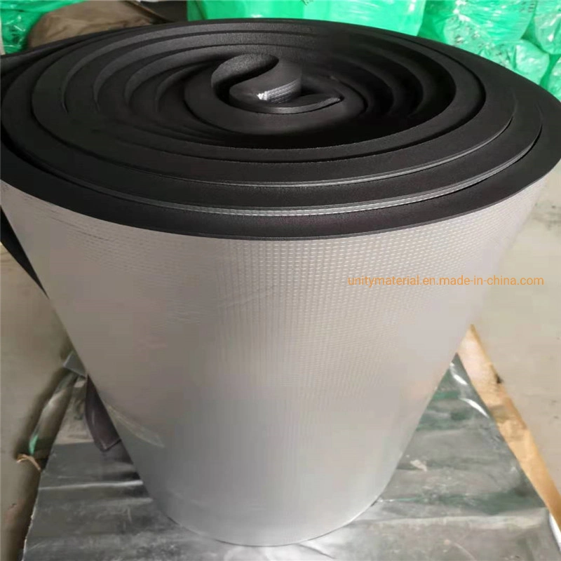 Plastic Panel Rubber Foam Sheet Thermal Heat Insulation Panels From EVA, PE, EPDM, Cr with Adhesive Sticker Aluminium Al Foil