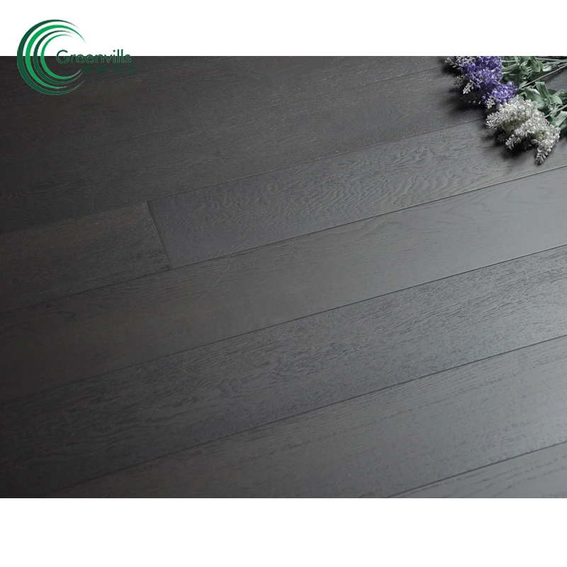 Tinta à prova de sujidade ou Balck Color Click Lock Engineered Oak Wood Piso de madeira