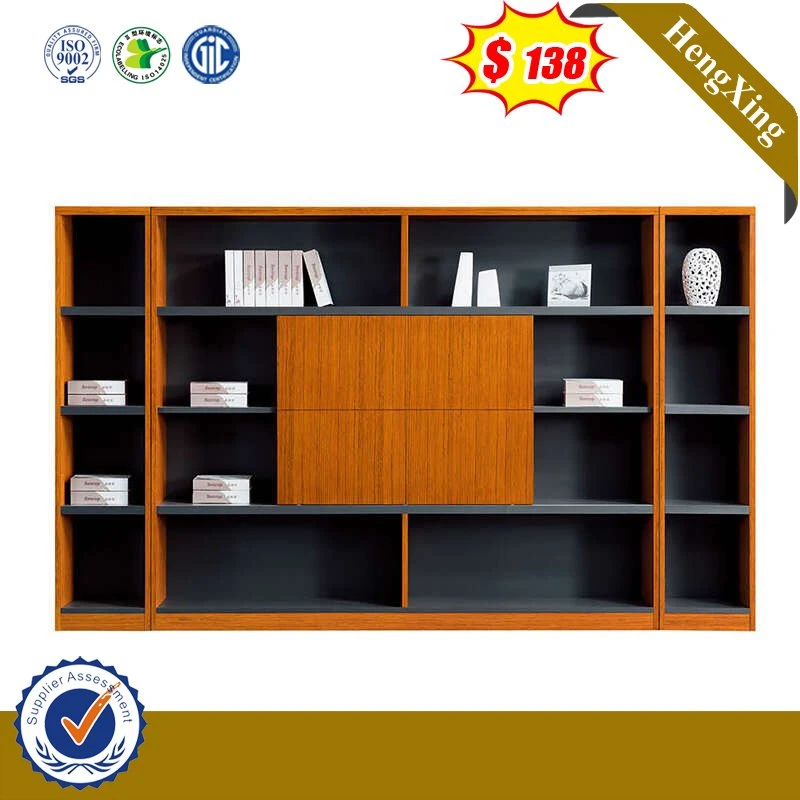 Melamine Laminated 6 Doors Wooden Office Filing Cabinet Bookshelf