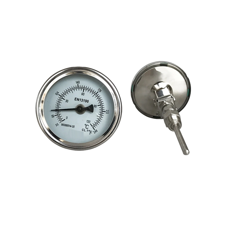 100mm 4" Every Angle Type Ss Temperature Gauge Thermometer