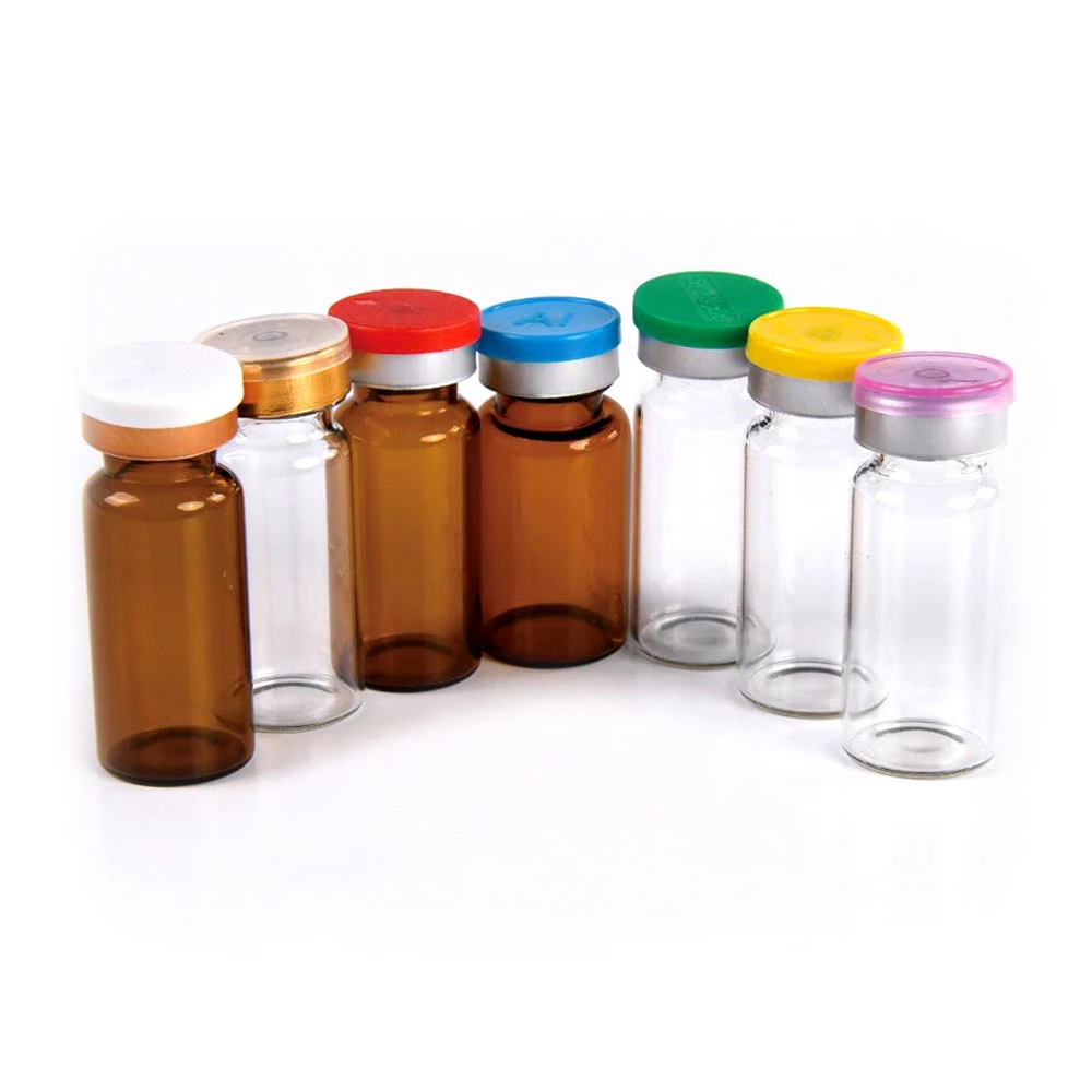 10ml 20ml 30ml 50ml 100ml Crimp Neck Moulded Clear Glass Bottle for Antibiotics