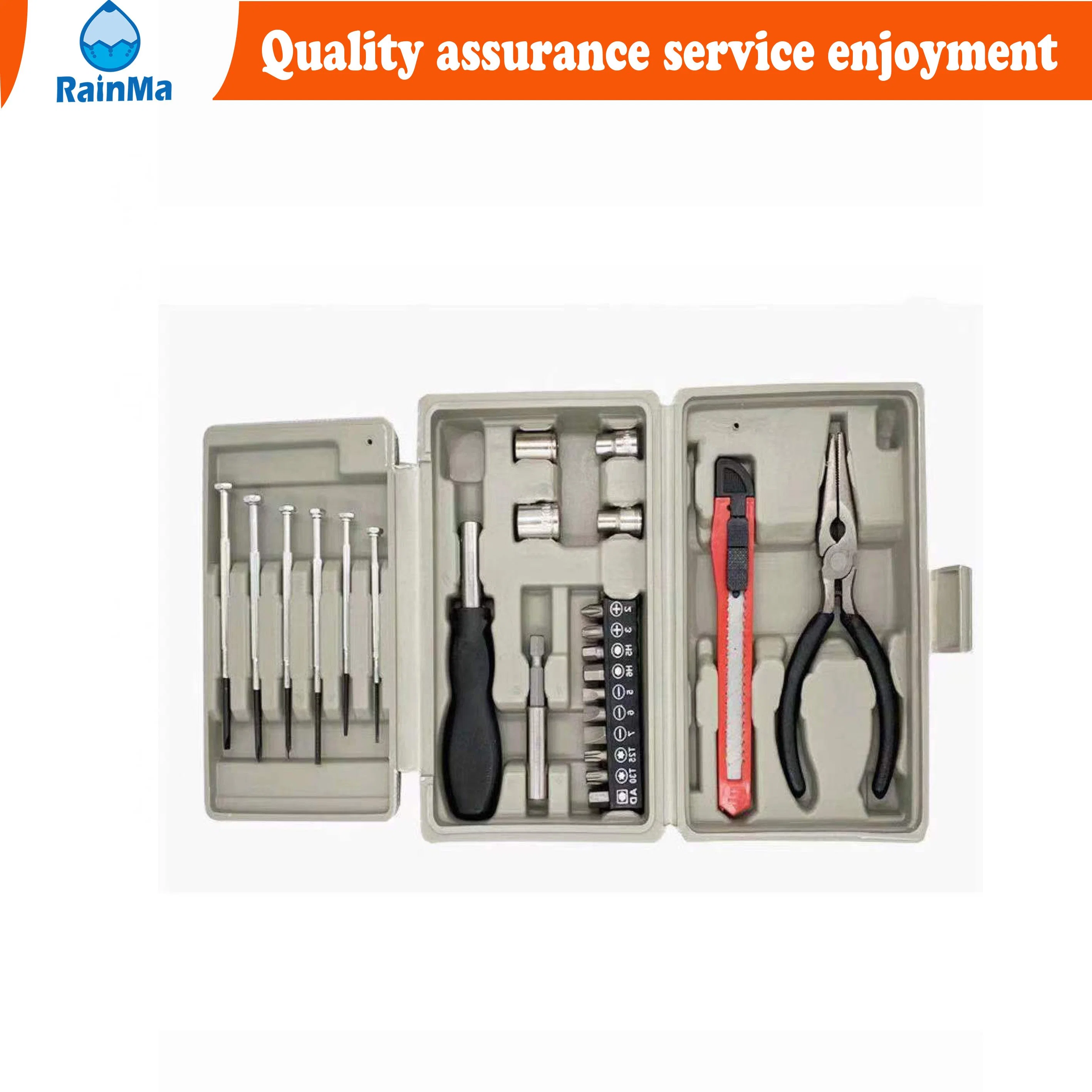 15 PCS Portable Basic Repairing Professional Hardware Tools Set with Custom Logo