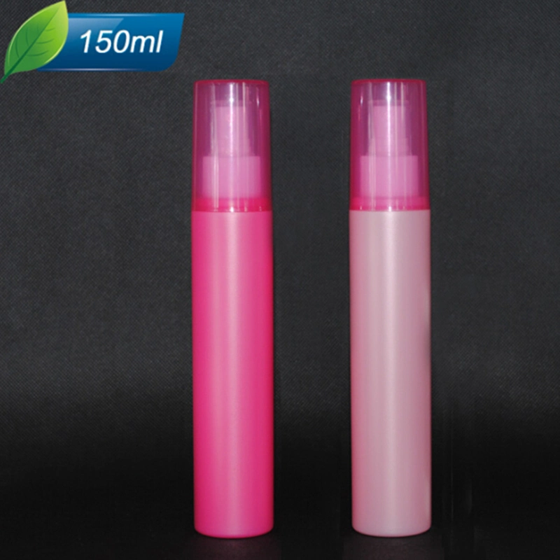 150ml Rose Red Spray Lotion Empty Bottle with Protective Cap