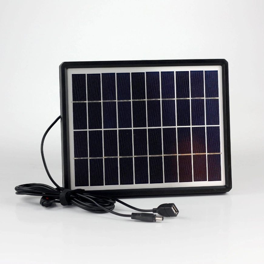 5W de energía solar portátil con kits de cargadores de teléfono móvil