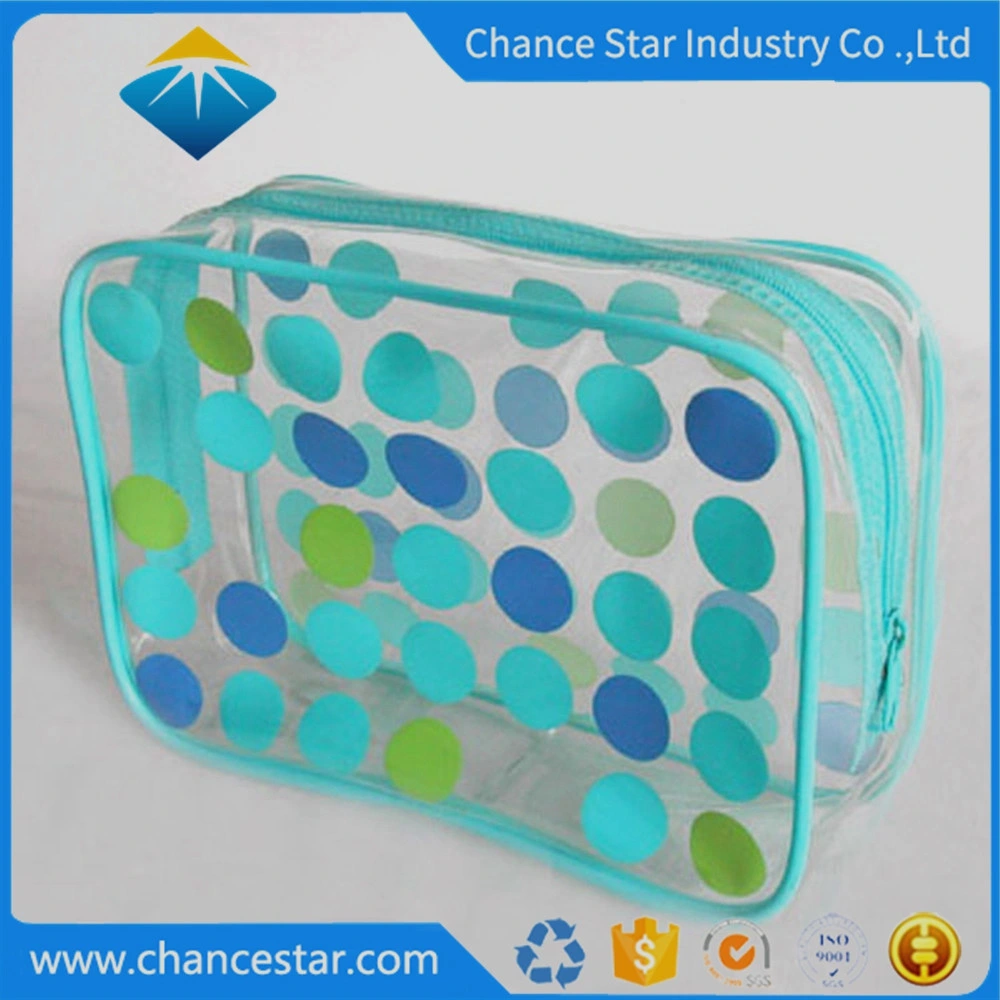 Custom Color Printing PVC Make up Bag with Zipper Lock