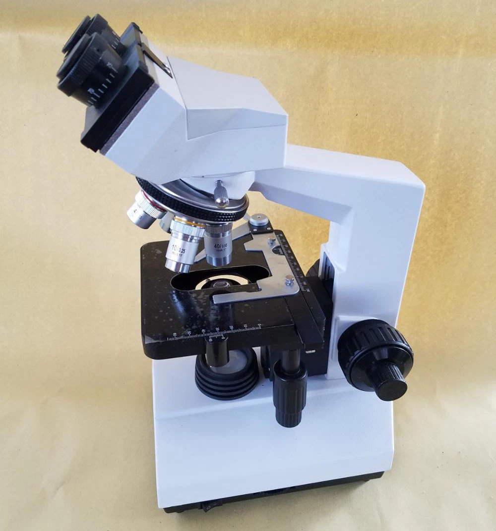 Laboratoire de microscopie optique LED portable microscope binoculaire avec caméra numérique