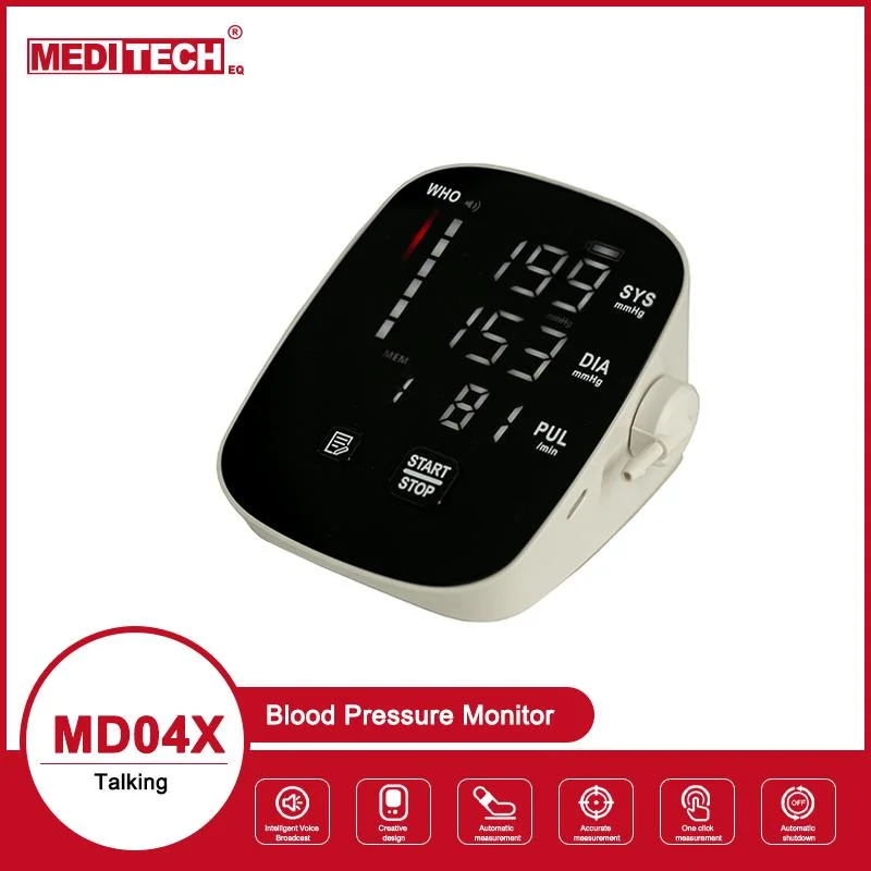 Medirech MD04X Medical Portable Blood Pressure Meter Digital Arm Bp Monitor Sphygmomanometer