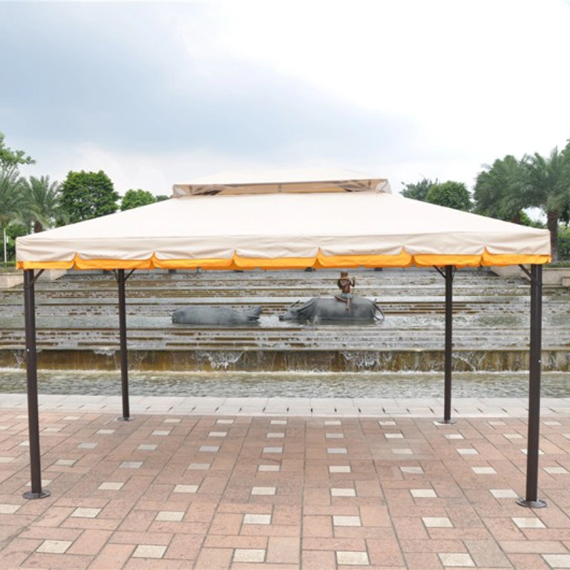 Luxury Garden Pavilion Double Roof Canopy Tent Fabric Outdoor Furniture Event and Wedding Party Use Aluminum Frame Roma Gazebo