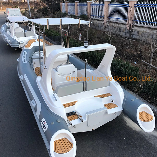 Liya 5.8m militar personalizada costilla barcos Hypalon botes inflables