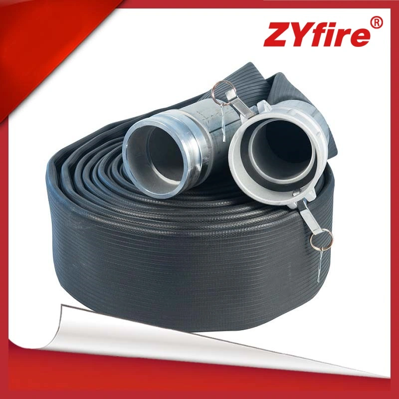 Zyfire 6 Inch 100 Meter Layflat Multipurpose Industrial Rubber Discharge Hose