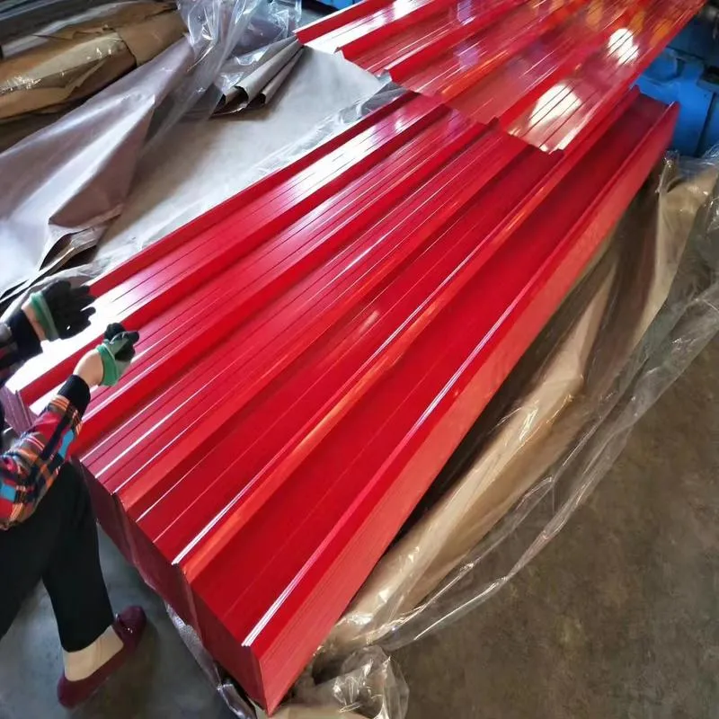 Red Color PPGI Roofing Sheets Wholesale/Supplier Color Coated Steel Roof Tiles PPGI Galvanized Steel Zinc Sheet