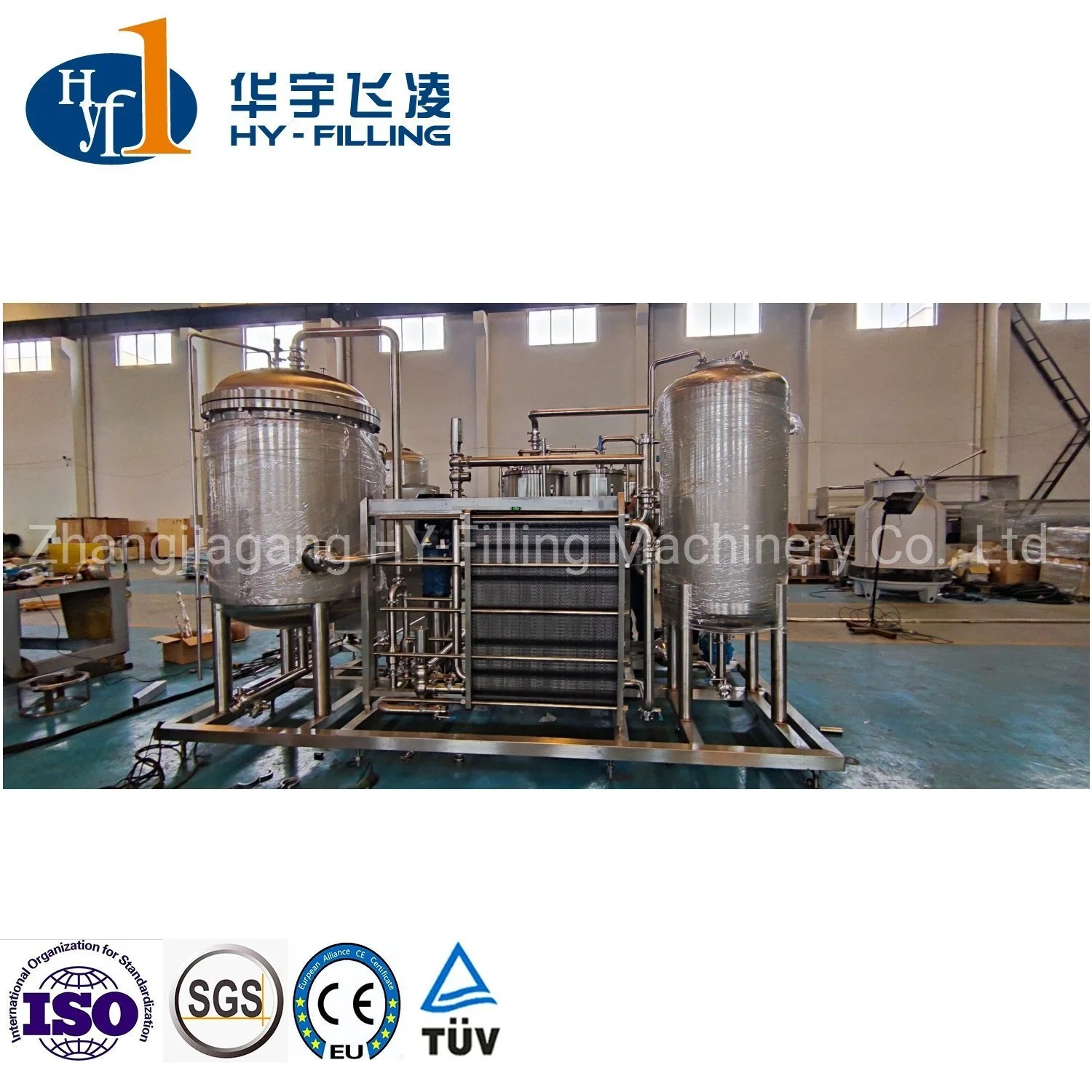 Carnonated Dirnk CO2 Mixer CSD Liquid Beverage Processing Mixing Filling Complete Machine Line