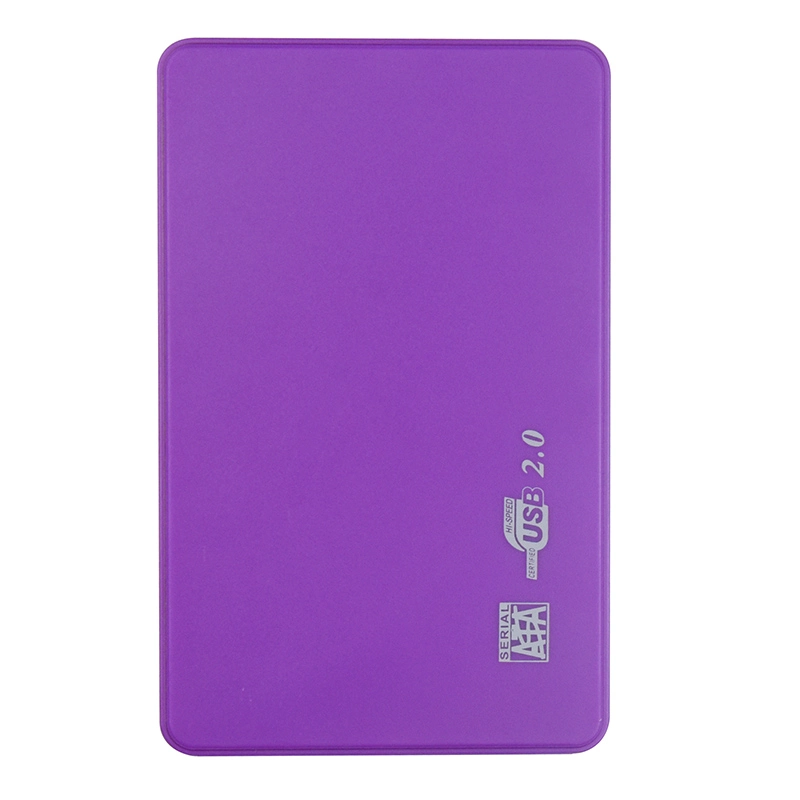 Plastic HDD Case 2.5 SATA Hard Drive Enclosure