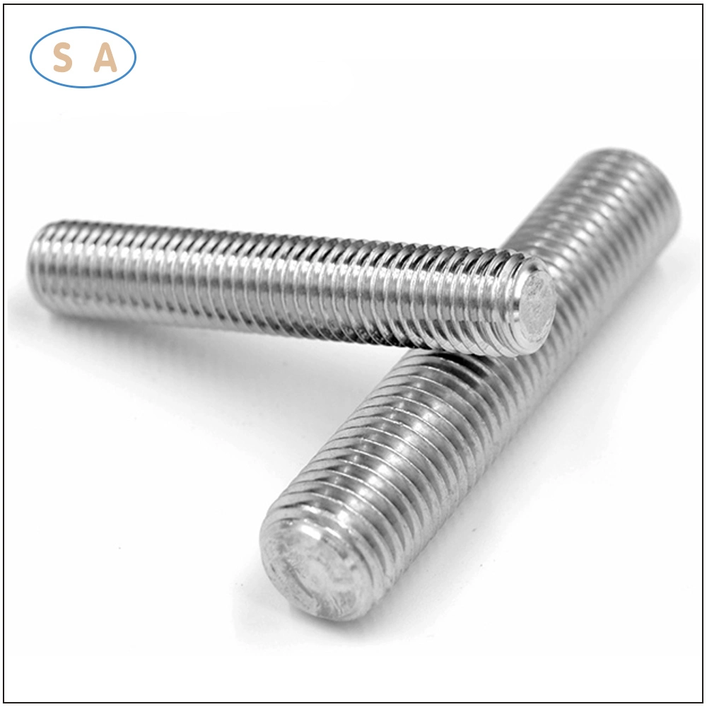 Customized Galvanized Full Tooth Threaded Rod Headless High Strength Threaded Rod Stud