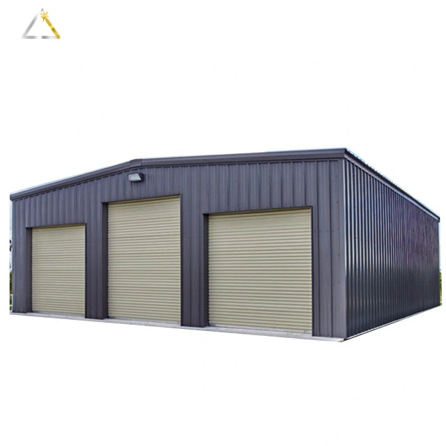 Fábrica pré-fabricada/Hangar/Armazém/abrigo Aço material fábrica estrutura de folhas de construção Carro de oficina Estaciona a garagem Carport com estrutura metálica