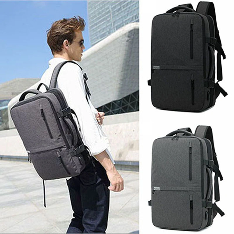 Multi-Functional Briefcase Men's Business Laptop Computer USB Backpack