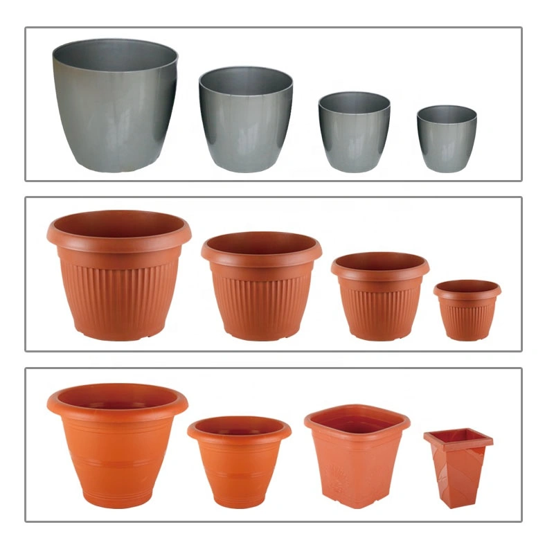 Injection Molding Maker Produce Rectangle Plastic Flower Pot Mold