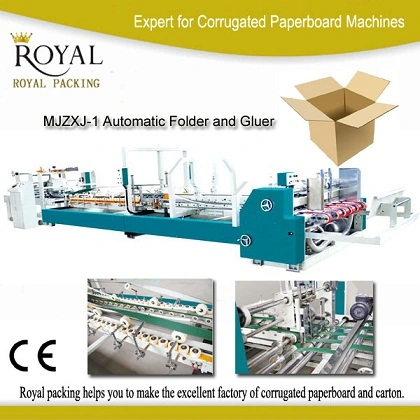 Mjzx-1 Automatic Gluer and Strapping Machine Automatic Folder and Gluer