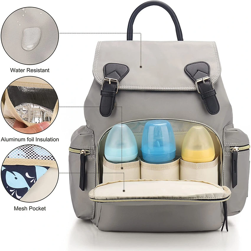 Multifunction Stylish Travel Baby Backpack Durable Large Maternity Nappy Bag