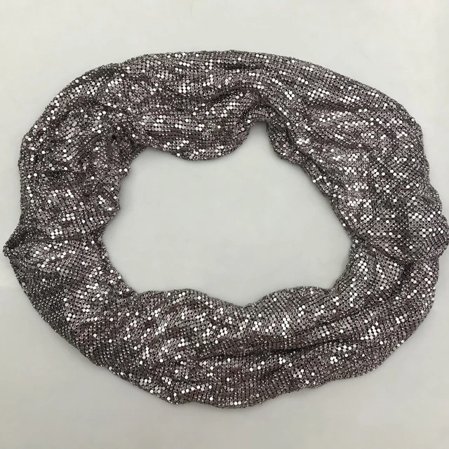 Flexible Round Shape Metallic Sequin Cloth