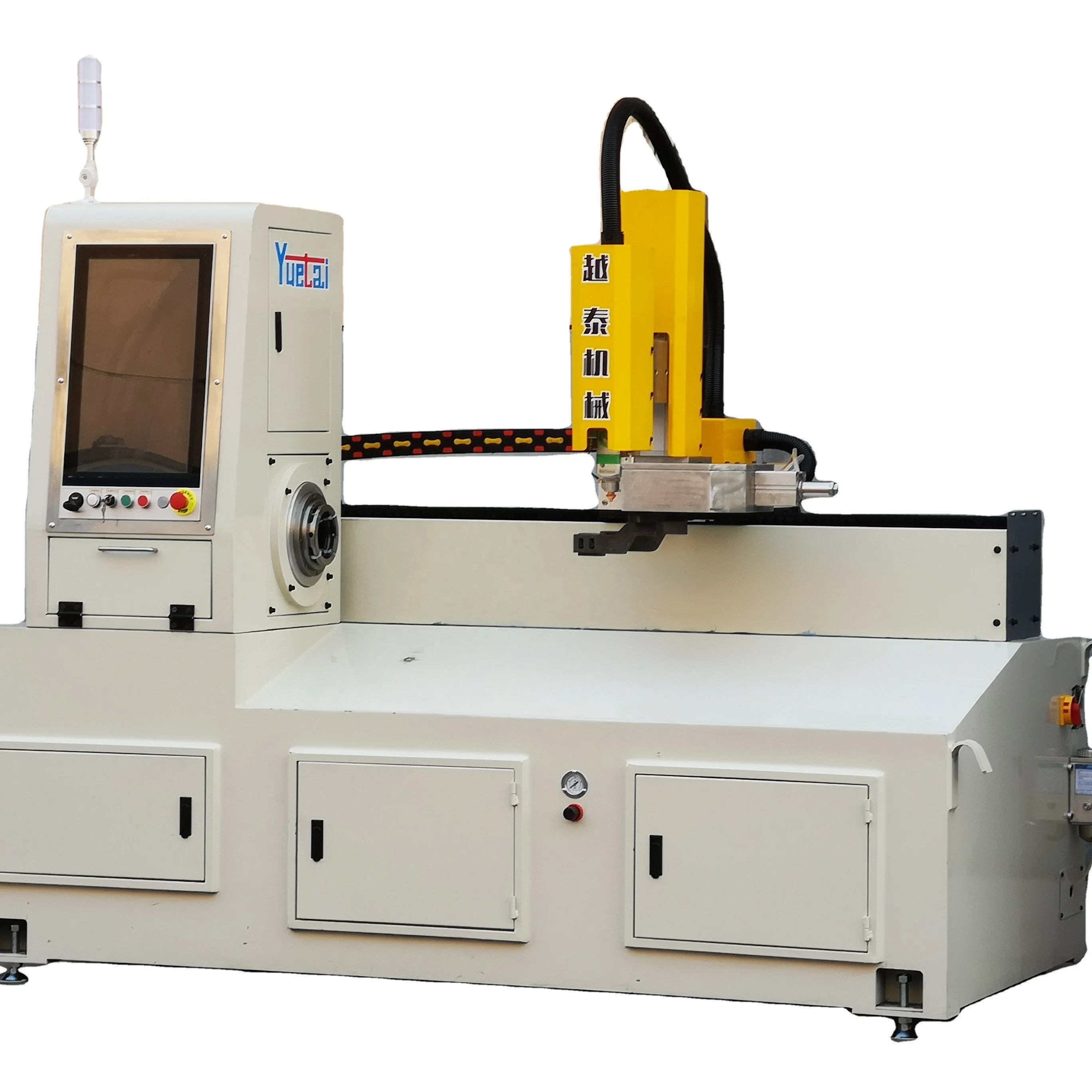 Manufacture Sells CNC Fiber Laser Cutting Machine for Pipe and Tube Metallic Processing Machinery with Servo System