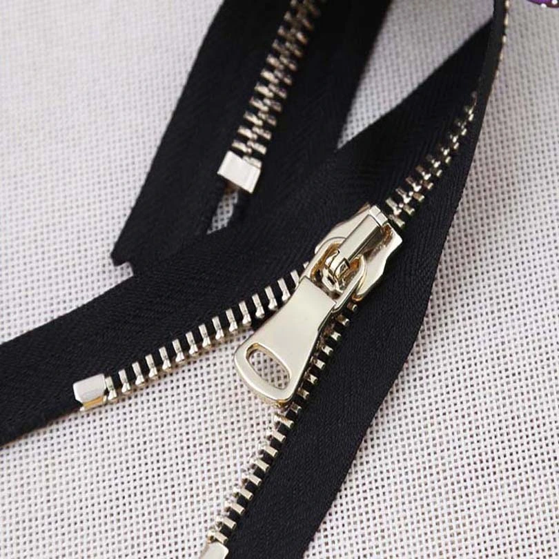 Clothing Accessories 2way Separating Metal Zipper for Bag
