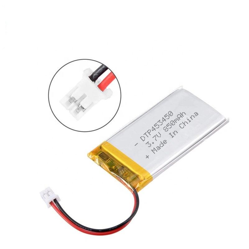 Dtp Popular Model 453450 3.7V 850mAh Rechargeable Lipo Batteries