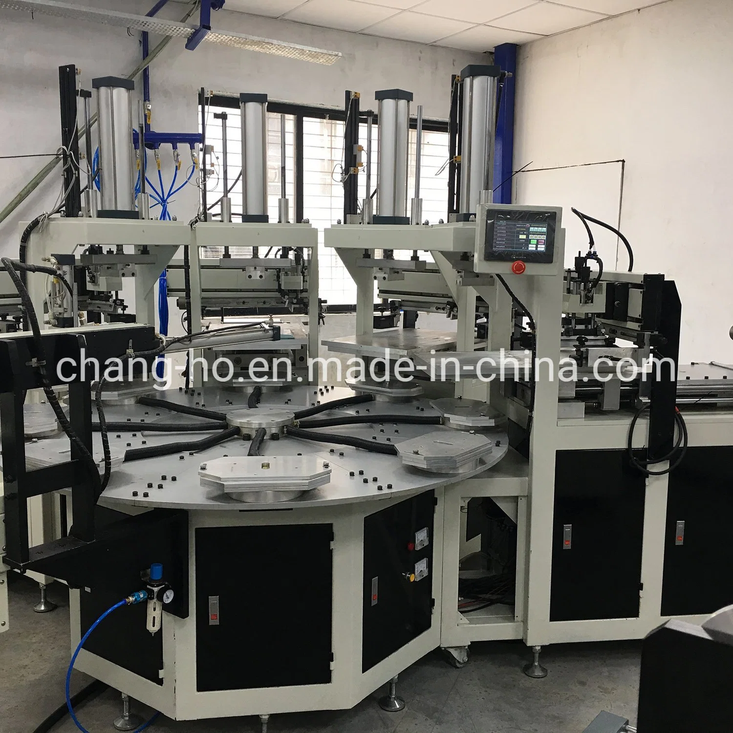 Glassware Total Transfer Pad Printing Machine for Printing Dinnerware Plate Bowl