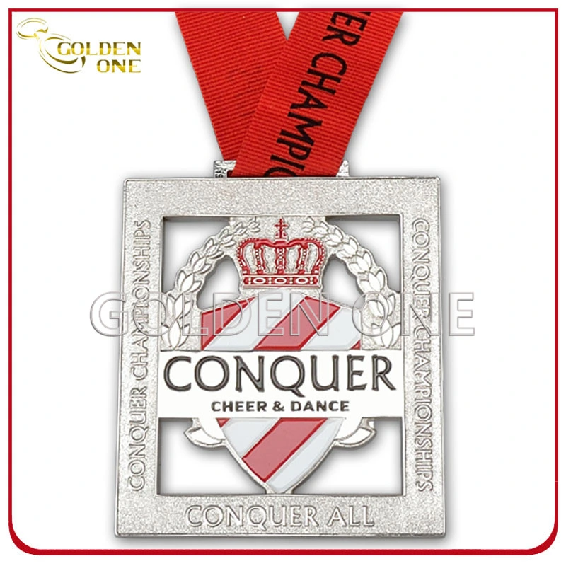 Promotional Gift Zinc Alloy Die Casting Sandblasted Finish Medal