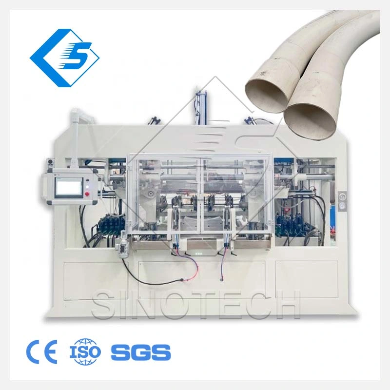 70-100PCS Each Hour Large Diameter 110mm 160mm 200mm 250mm UPVC PVC Water Supply Irrigation Drainage Pipe Bending Machine Automatic