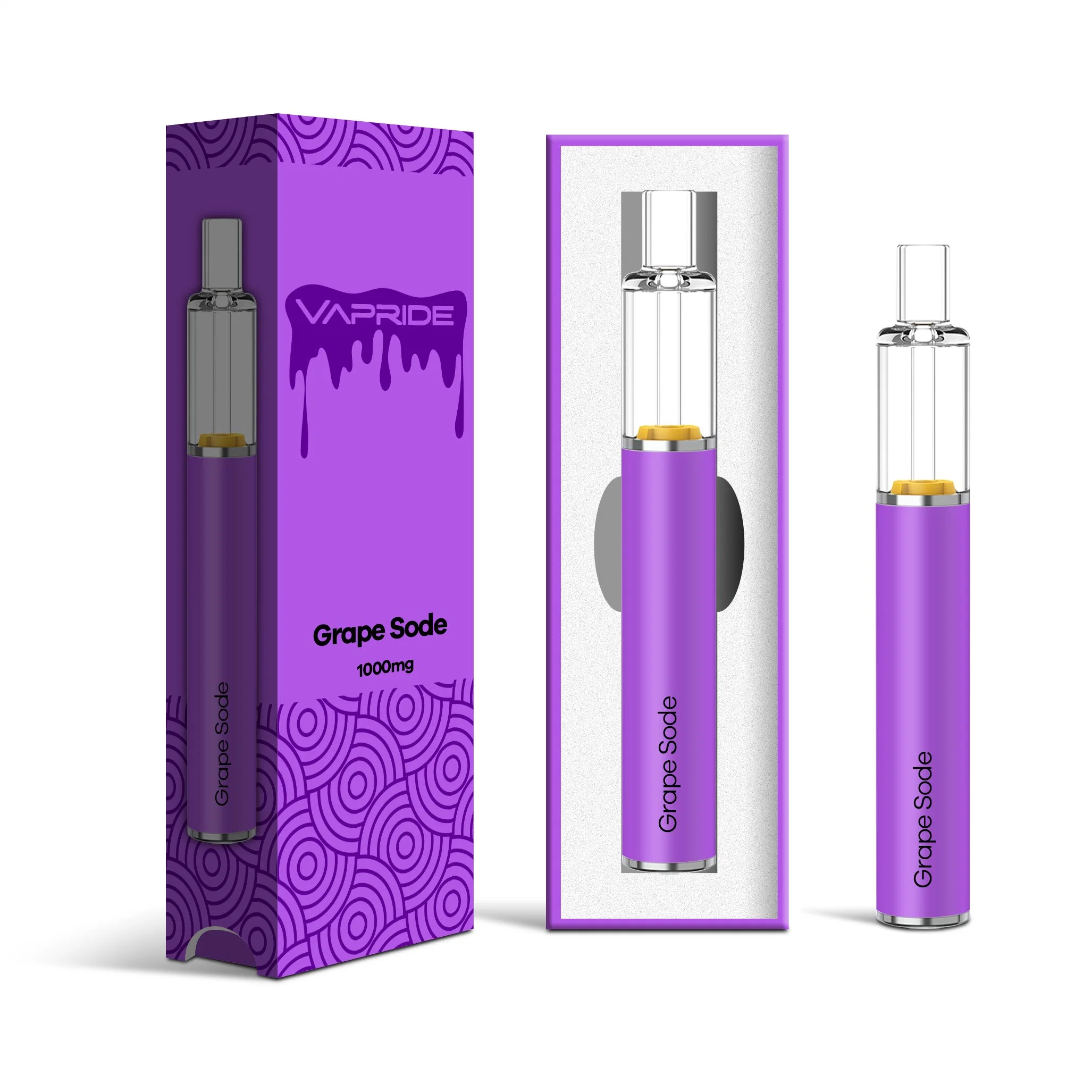 China Wholesale/Supplier All Glass Cartridge Disposable/Chargeable Vape 400mAh Thick Oil Pen 1ml