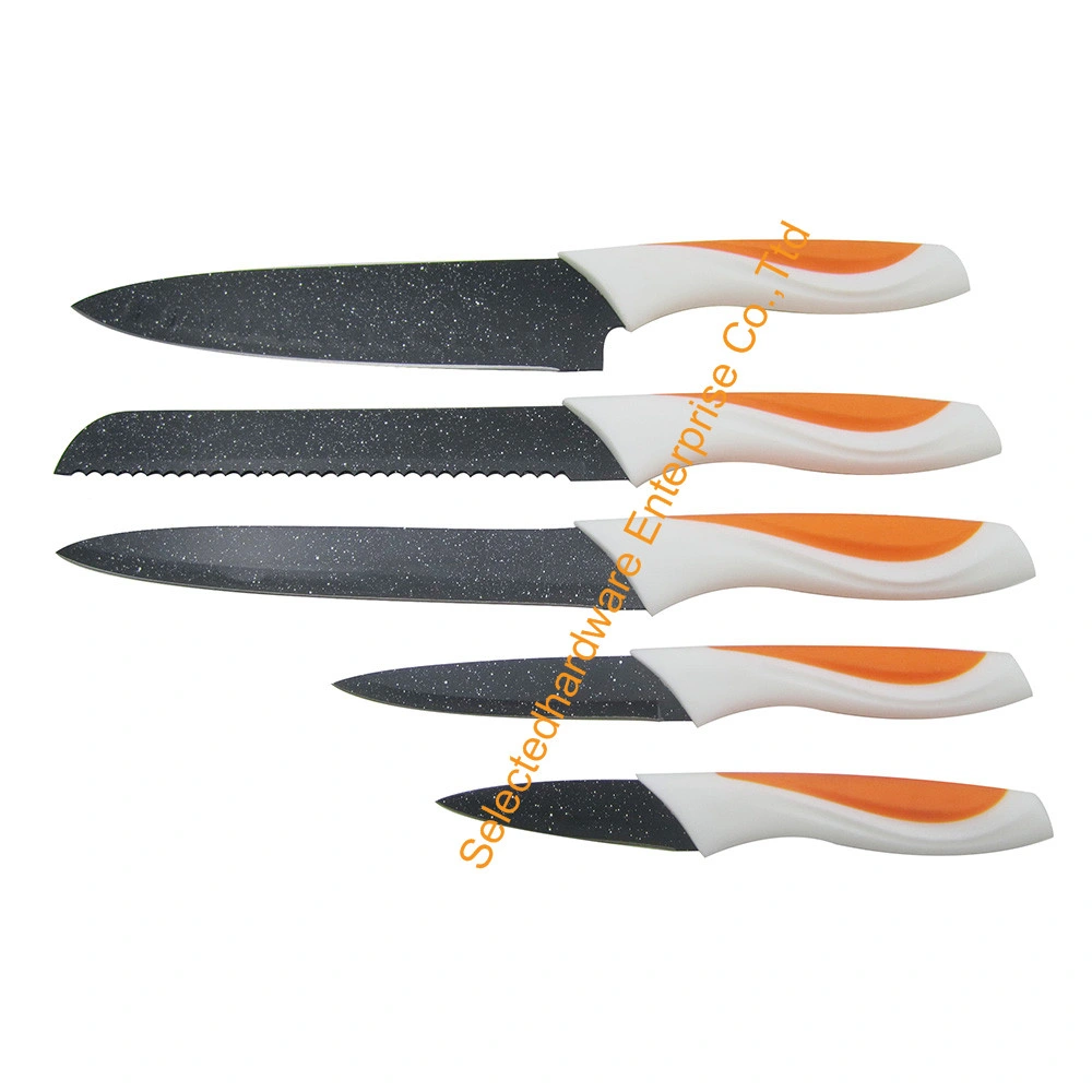 6-Piece Kitchen Knife Set with Non-Stick Rust-Proof Blade