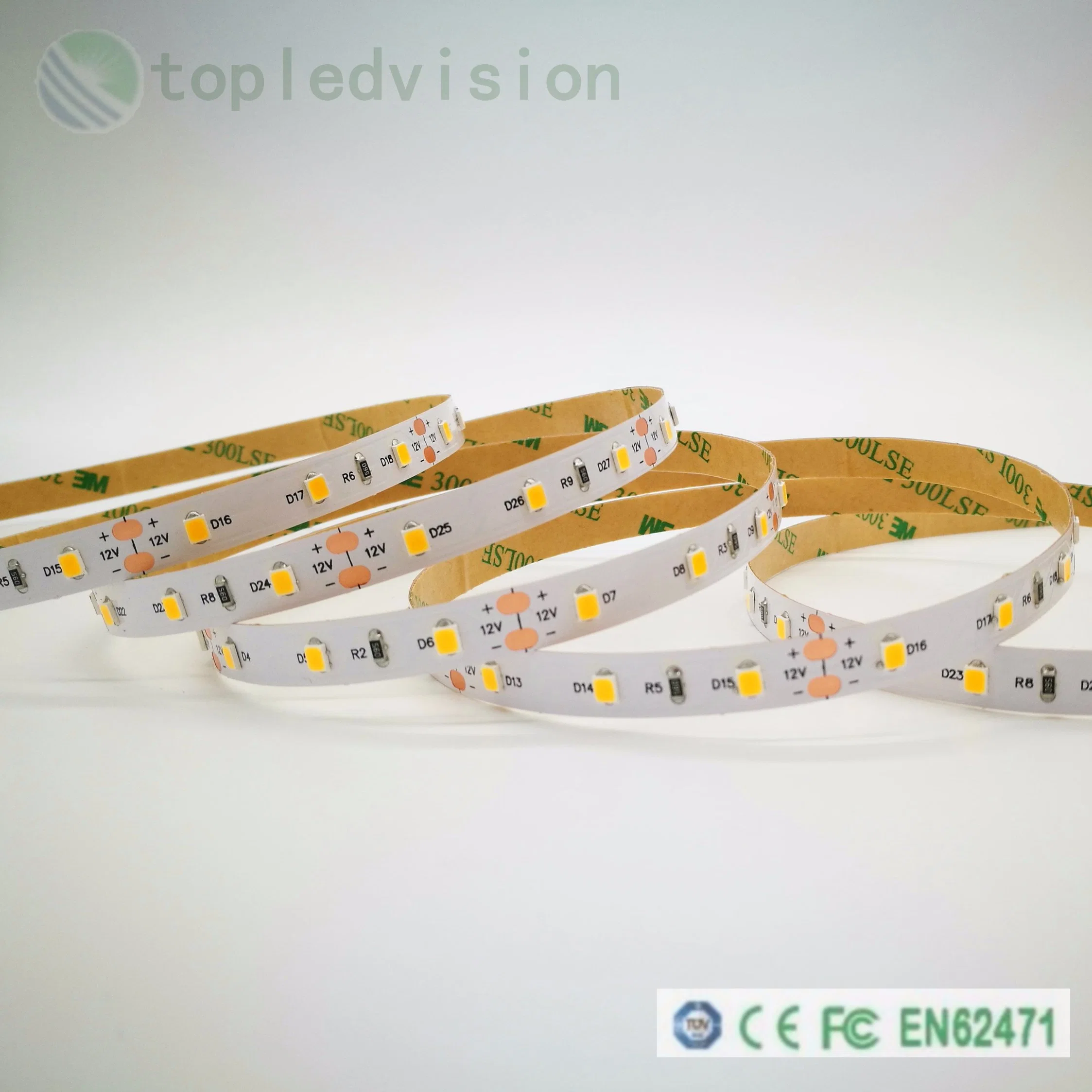 12W/M 12V 2835 LED Strip Light Decoration in Cabinet Showcase