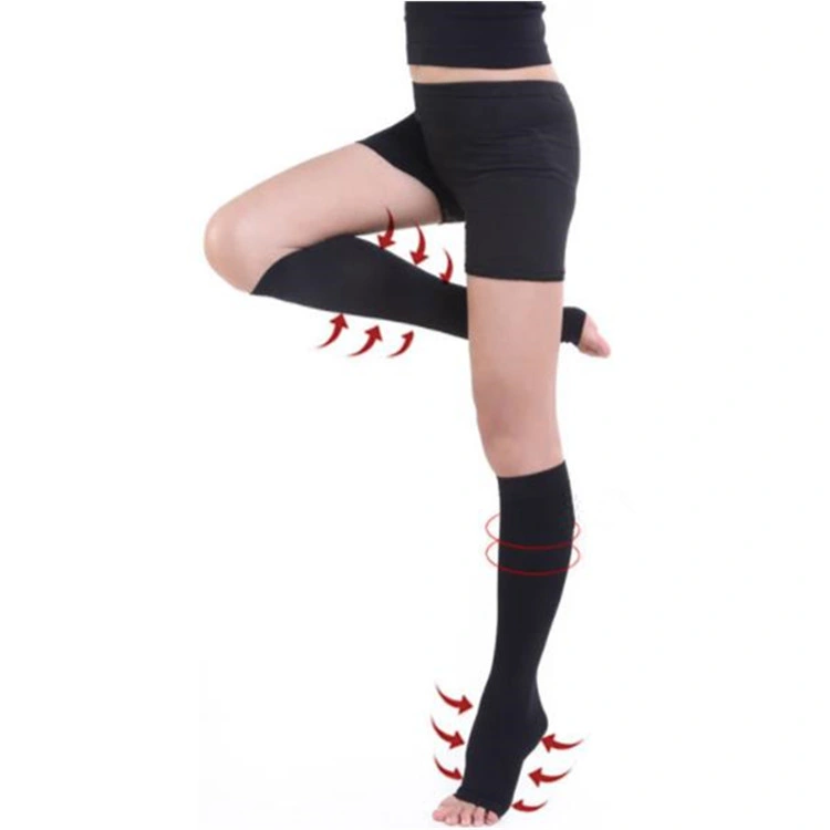 Wholesale/Supplier Varicose Veins Socks Knee High Medical Compression Stockings 3 Levels