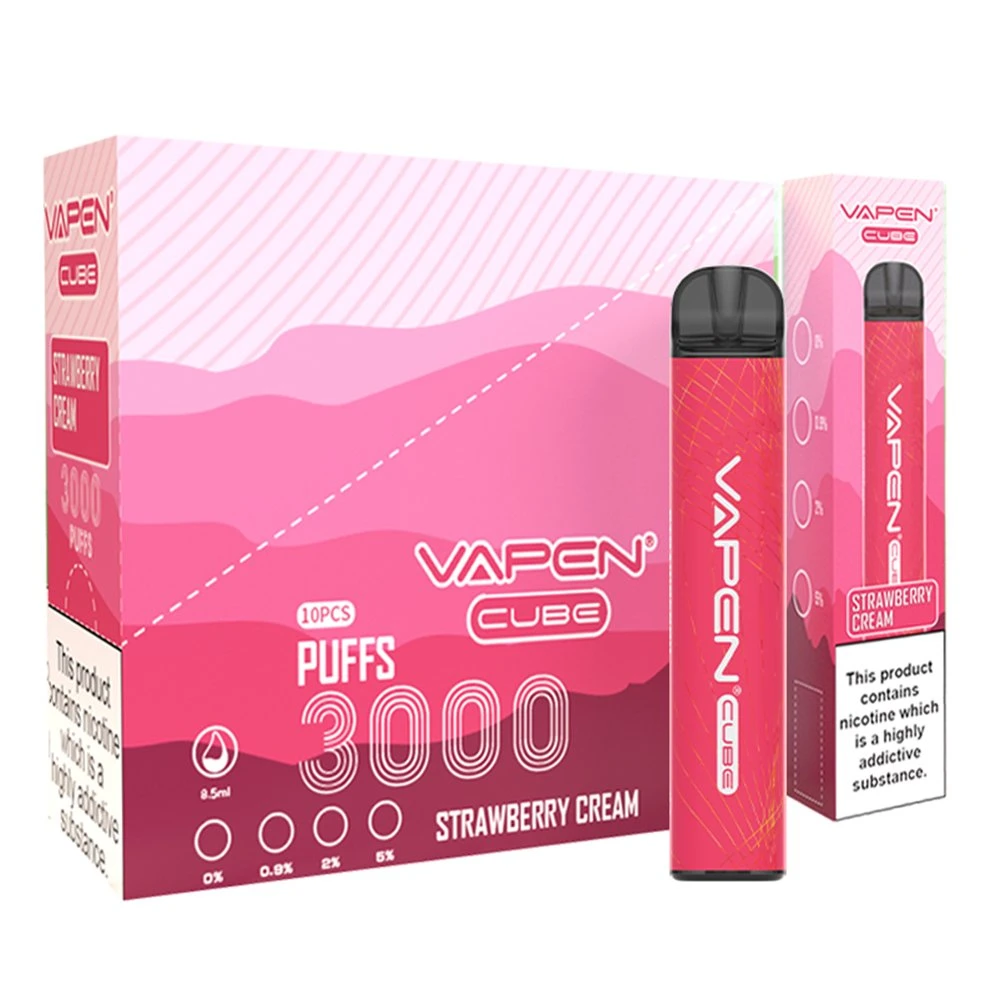 Australia Best Selling 3000puffs Vapen Cube Disposable/Chargeable Vape Puff Vapor