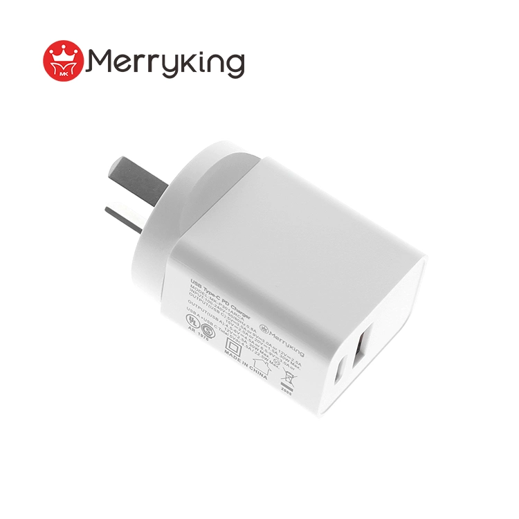 UL FCC CB S-MARK EU UK Us Argentina Plug 30W USB C Pd Type-C Charger Power Adapter Power Supply