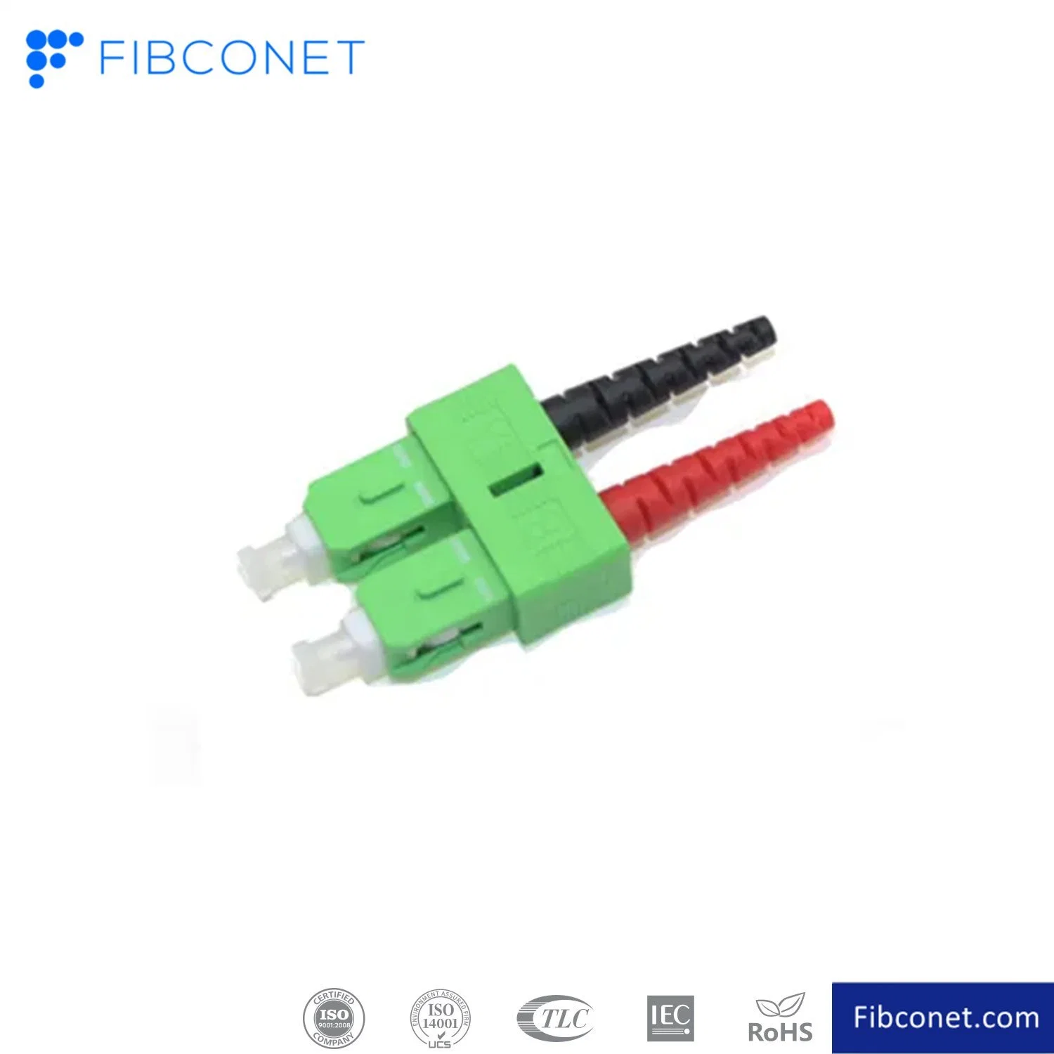 Óptica Om4 Dx 2.0 LC 3,0 mm Conector del cable de fibra óptica