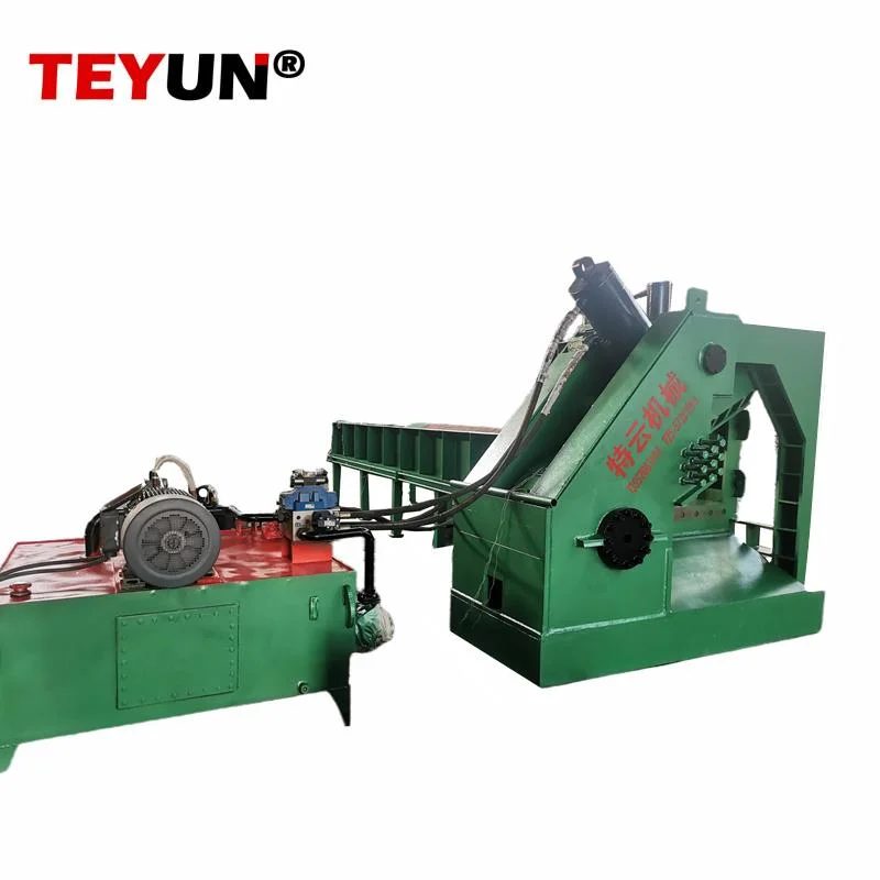 Teyun Factory Customization Electronic Tiger Metal Shearing Machine for Recycling